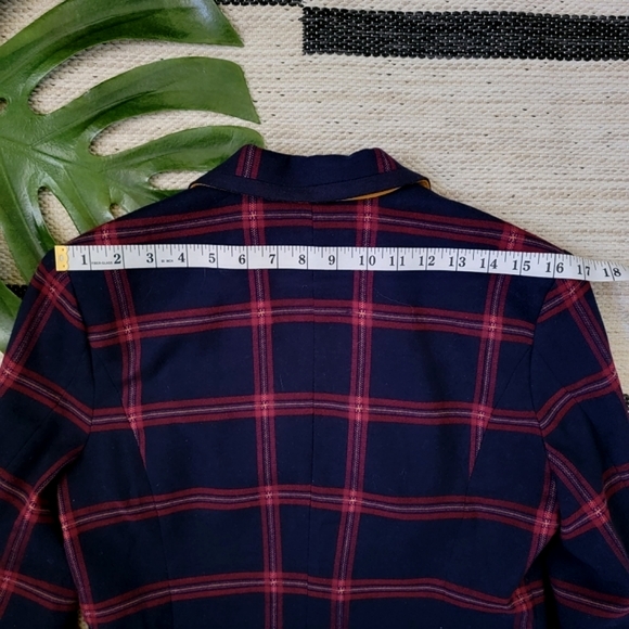 Plaid Blazer Jacket - Picture 11 of 14